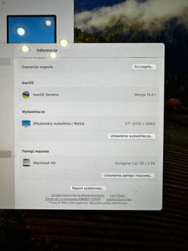 Apple iMac 27 дюймов / 3,6 ГГц Core i9