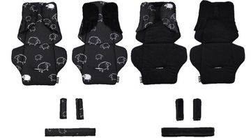 ZESTAW WKŁADKA DO SPACERÓWKI Z PODUSZKĄ S RZ