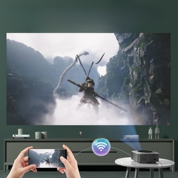 4K-проектор, ОС Android 12.0, 4 ГБ ОЗУ/32 ПЗУ, Wi-Fi 6 и Bluetooth 5.0, 500ANSI