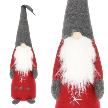 FIGURKA ŚWIĄTECZNA SKRZAT KRASNAL GNOM 84CM BRODA
