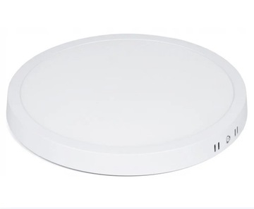 НАВЕРХНОСТНАЯ СВЕТОДИОДНАЯ ПАНЕЛЬ, НЕМИГАЮЩАЯ, CCD НЕЙТРАЛЬНАЯ, 18Вт, круглая