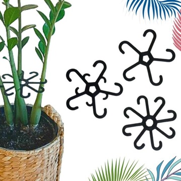 3 x PODPÓRKA DO KWIATÓW ROŚLIN ŁODYG WSPORNIK ROZETA CHWYTAK MIX 15 CM