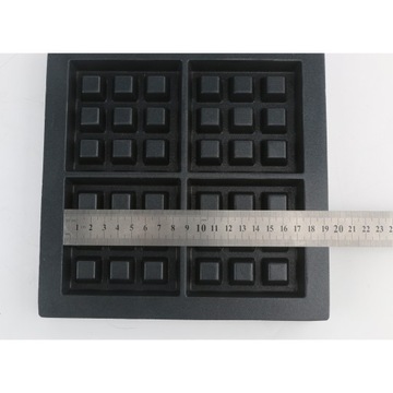 Цифровая коммерческая ротационная вафельница на 4 вафли, 1750 Вт CUKUS