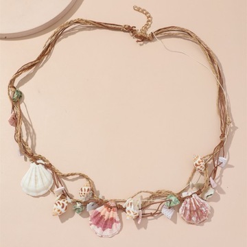 ОЖЕРЕЛЬЕ С ЖЕМЧУГОМ-РАКУШКАМИ ЖЕНСКОЕ ДЕТСКОЕ ОЖЕРЕЛЬЕ «МИСС»