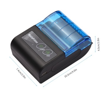 ПОРТАТИВНЫЙ ТЕРМОЧЕКОВЫЙ ПРИНТЕР 58 мм USB BT