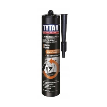 TYTAN Uszczelniacz dekarski kauczukowy 280 ml bezbarwny