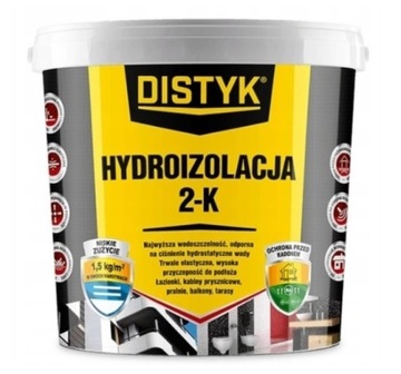 DISTYK HYDROIZOLACJA BALKON TARAS ŁAZIENKA 2K 7kg