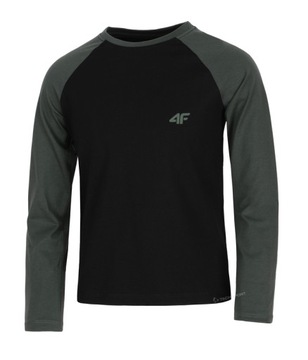 4F CHŁOPIĘCY LONGSLEEVE KOSZULKA BAWEŁNA / 158