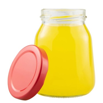 SŁOIK JOGURT 215ML Z ZAKRĘTKĄ MIÓD DŻEM KONFITURY