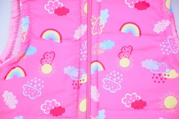 OCIEPLANA KAMIZELKA BEZRĘKAWNIK DLA DZIEWCZYNKI 1Y