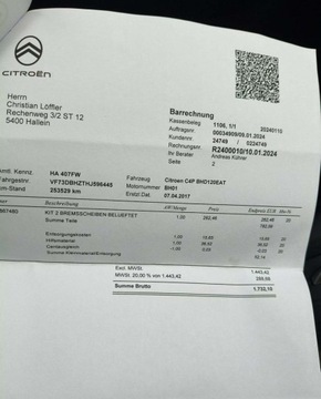 Citroen C4 Picasso II Picasso Facelifting 1.6 BlueHDi 120KM 2017 Citroen C4 Picasso Citroen C4 Picasso 1.6 Diesel 120KM, zdjęcie 21