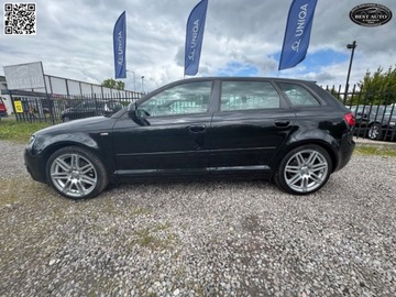 Audi A3 8P Hatchback 3d 2.0 TFSI 200KM 2009 Audi A3 Sportback 2.0T (200 ps ) S- line Automat Szwajcaria Serwisowany, zdjęcie 5