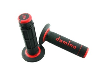 DOMINO manetki ENDURO CROSS MX half waffle OFFROAD gumy gripy kierownicy