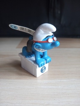 Smerf Smurf Smerfy Schleich Pływak Sportowiec 207363 Peyo 2011