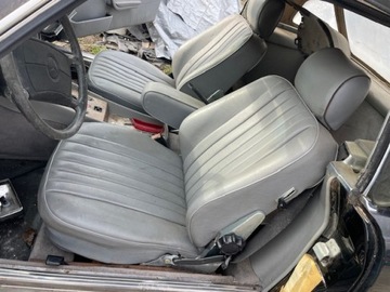 fotele Mercedes 107 560SL ładne Szare PARA