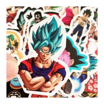 NAKLEJKI Dragon Ball 50 szt