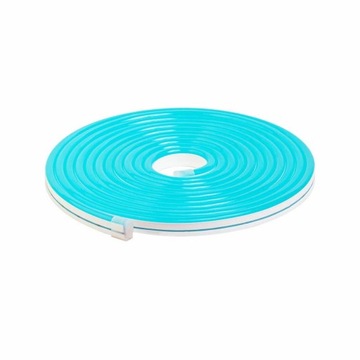 NEON FLEX Taśma LED 12V MOCNY | 5 METRÓW ICE BLUE