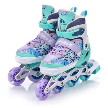 Łyżworolki Regulowane 4w1 METEOR BLUEBERRY łyżwy rolki wrotki 38-41