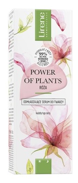 LIRENE POWER OF PLANTS RÓŻA SERUM DO TWARZY ODMŁAD