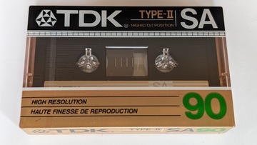TDK SA 90 1987r. USA 1szt