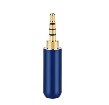 WTYK mini jack 3,5mm 4pola NAJTANIEJ niebieski