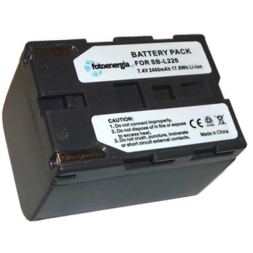 Батарея батареи SB-L220 SB-L110 для Samsung VP-D590RI VP-D590T VP-D590TI