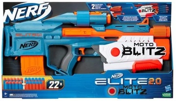 PISTOLET NERF ELITE 2W1 KARABIN SHOTGUN MOTOBLITZ +CELE +50 STRZAŁEK