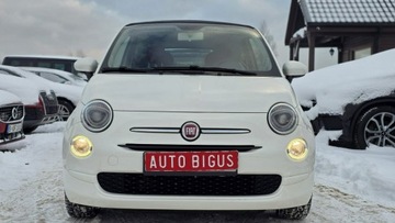 Fiat 500 II Seria 4 1.2 69KM 2016 Fiat 500 ledy super stan zarejestrowany biała, zdjęcie 1