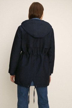 OASIS GRANATOWA KURTKA PARKA RX3 NI6__S