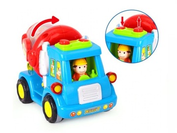 Грузовик, бетономешалка, подметальная машина, комбайн, автомобиль ZA1812