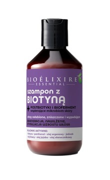 Bioelixire Biotyna Szampon wzmacniający wzbogacony biofermentem 300ml