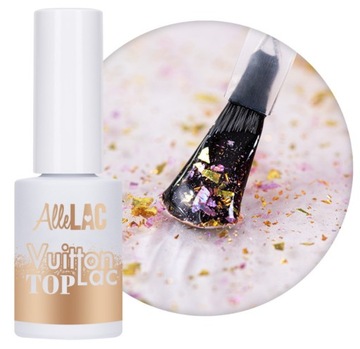 AlleLac Top No Wipe NAWIERZCHNIOWY DROBINKI GOLD