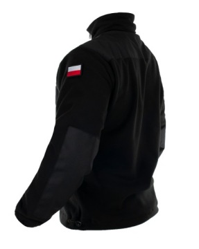 ЧЕРНАЯ ФЛИСОВАЯ СВИТШОТА С ФЛАГАМИ, размер M