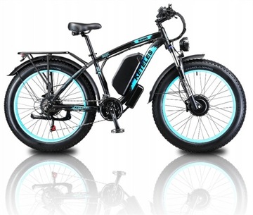 Электрический велосипед KETELES 2000 Вт, 23 Ач, 55 км/ч, 100 км, 26 дюймов, толстые шины MTB
