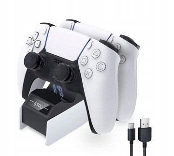 ДОК-СТАНЦИЯ IPLAY HBP-245 PS5, ЗАРЯДНОЕ УСТРОЙСТВО ДЛЯ 2 Пэд-контроллеров
