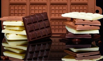 СИЛИКОНОВАЯ ФОРМА, ПЛОСКИЙ ШОКОЛАДНЫЙ батончик, Форма для ШОКОЛАДА, МИНИ-ПОРЦИИ