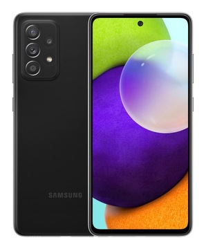 Samsung Galaxy A52 6 GB / 128 GB 4G (LTE) czarny komplet bez blokady