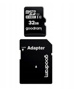 КАРТА GOODRAM MICROSD 32 ГБ MICRO CL10 SD-АДАПТЕР