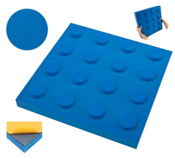 Dekorativní akustický panel Decor Samolepicí 50x50 gr. 7 cm Klocek atesty