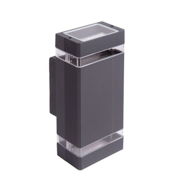 Eco Light Oprawa elewacyjna OE-3S 2xGU10 IP54 antracyt EC79035