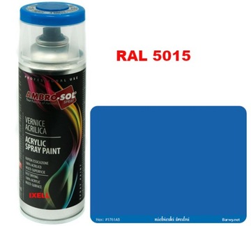 RAL 5015 LAKIER AKRYL SPRAY niebieski POŁYSK 1233