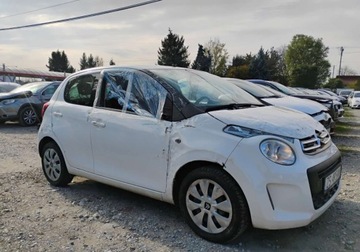 Citroen C1 II Hatchback 5d 1.0 VTi 72KM 2020 Citroen C1 I rej 2021r, 1.0 Benzyna. Uszkodzony. Poobijany. Jezdzi. VAT 23, zdjęcie 17