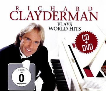 RICHARD CLAYDERMAN - PLAYS WORLD HITS - 2 CD + DVD