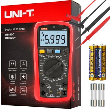 UT890D+ Мультиметр НАПРЯЖЕНИЕ ПЕРЕМЕННОГО/ПОСТОЯННОГО ТОКА