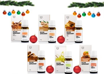 Świąteczny zestaw olejków 6x10ml Naturalne Aromaty
