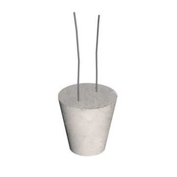 PODKŁADKA BETONOWA PŁASKI STYK Z DRUTEM 30 MM 500szt