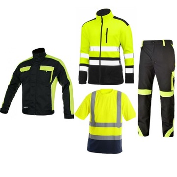 Ubranie Ochronne Robocze Spodnie Bluza Polar XXL