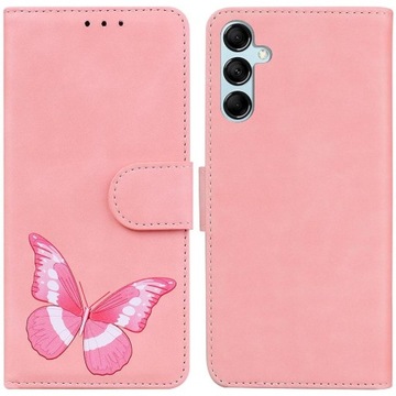 Etui z klapką do Samsung Galaxy A15 5G/4G różowy