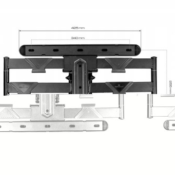 СУПЕРПРОЧНОЕ КРЕПЛЕНИЕ ДЛЯ ТЕЛЕВИЗОРА, ПОВОРОТНАЯ НАСТЕННАЯ ВЕШАЛКА ДЛЯ ТЕЛЕВИЗОРА, ЖК-дисплей 32–85 ДЮЙМОВ