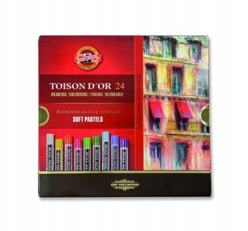 SUCHE PASTELE 24 KOLORY KOH-I-NOOR ARTYSTYCZNE